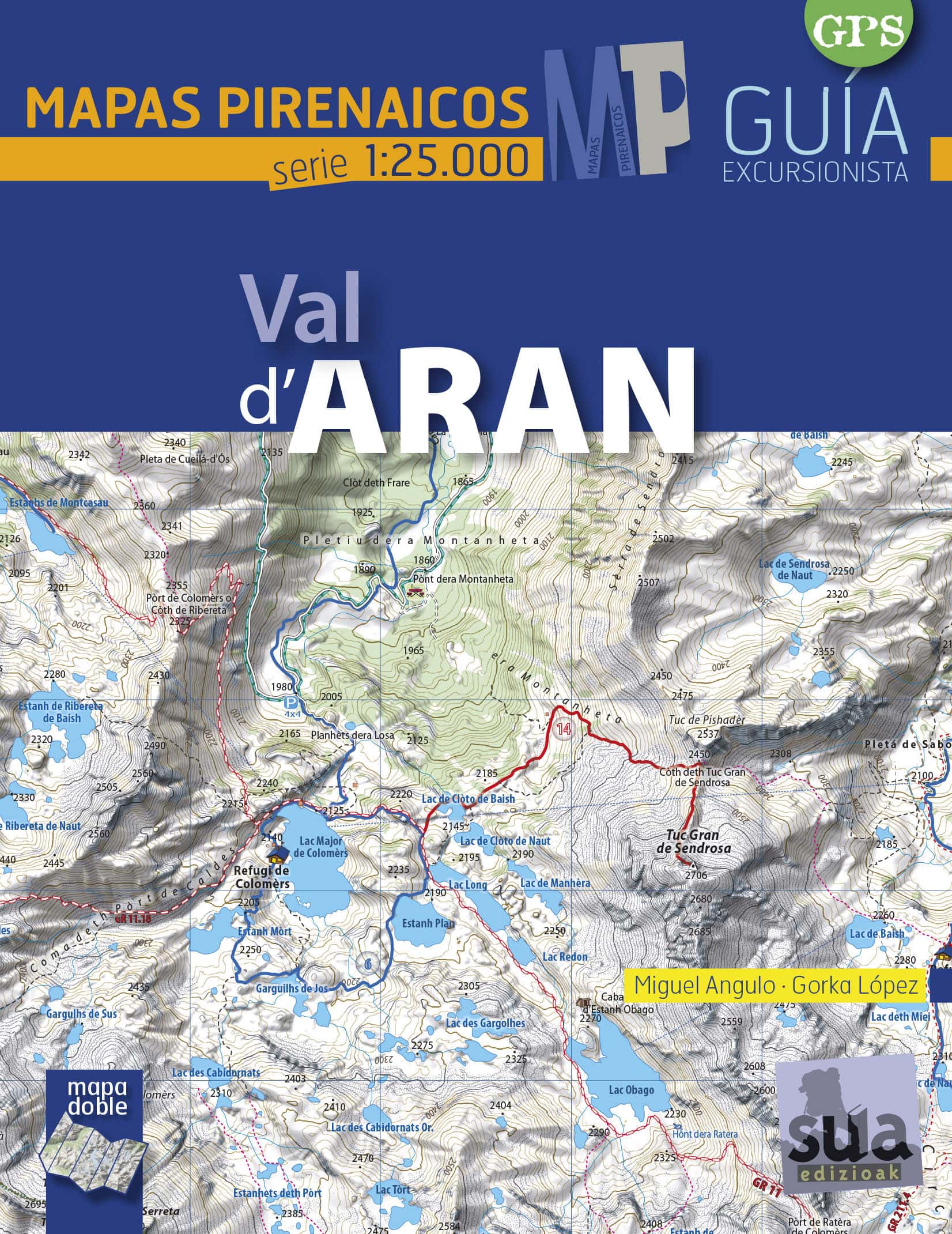 VAL D'ARAN 1:25.000 -MAPAS PIRENAICOS SUA